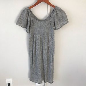Anthropologie Moth Wool Alpaca Sweater Dress Gray